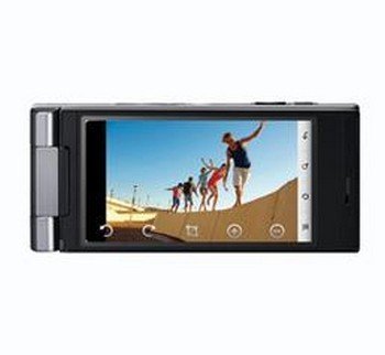 SHARP 夏普 SH7218T CDMA2000/CDMA 3G手机(黑色 电信定制 800W摄像头 旋转翻盖设计 绚丽来电LED)